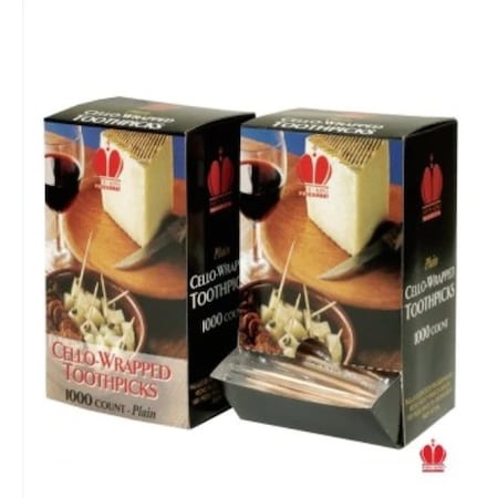 Goldmax Goldmax Individually Wrapped Cello Toothpick, PK12000 1004-1